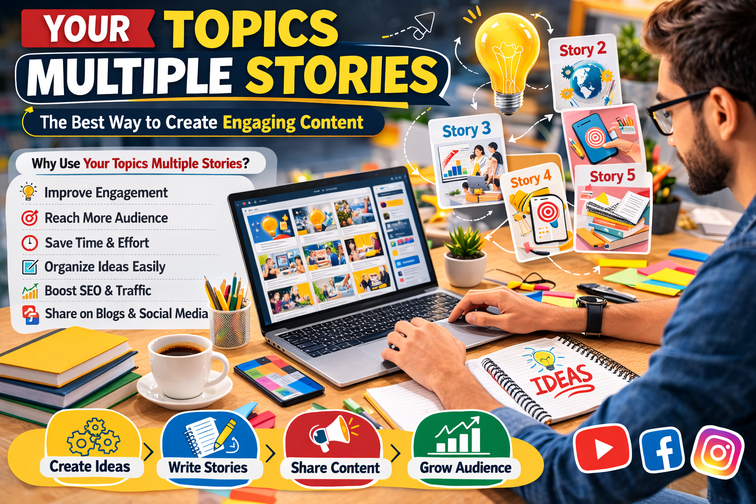 Your topics multiple stories